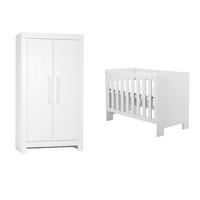 POKOJ PRO MIMINKO 2DÍLNÝ bílá - bílá, kompozitní dřevo (124.5/86.2/66.5cm) - Petits-meubles