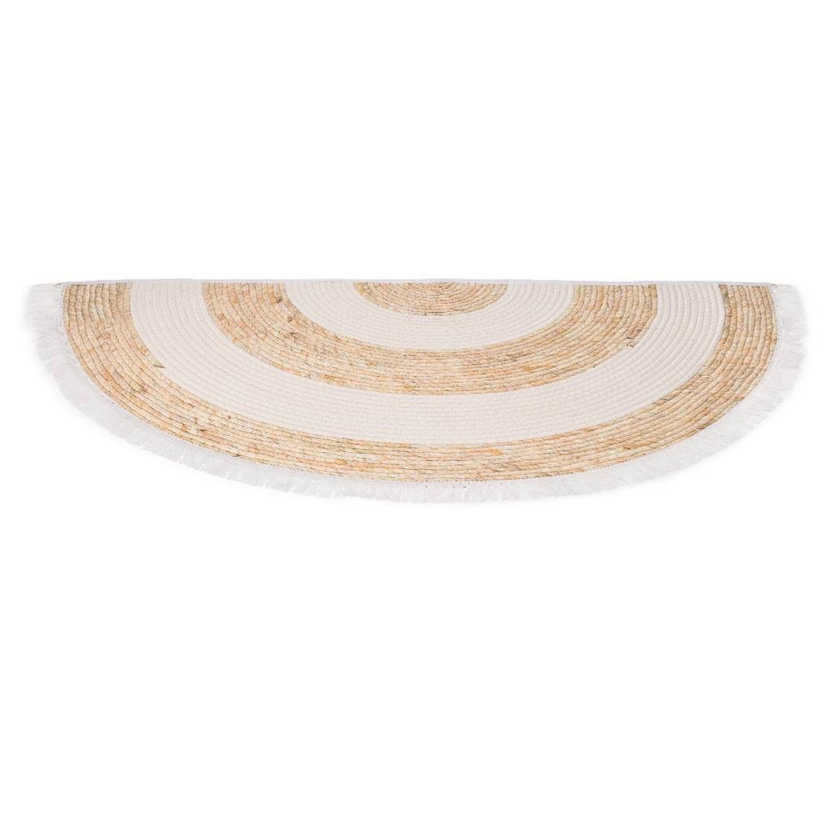 NATURFASERTEPPICH braun handgewebt 100x50x1 cm - Multicolor, Naturmaterialien/Naturmaterialen (100/50cm) - Wanderlust
