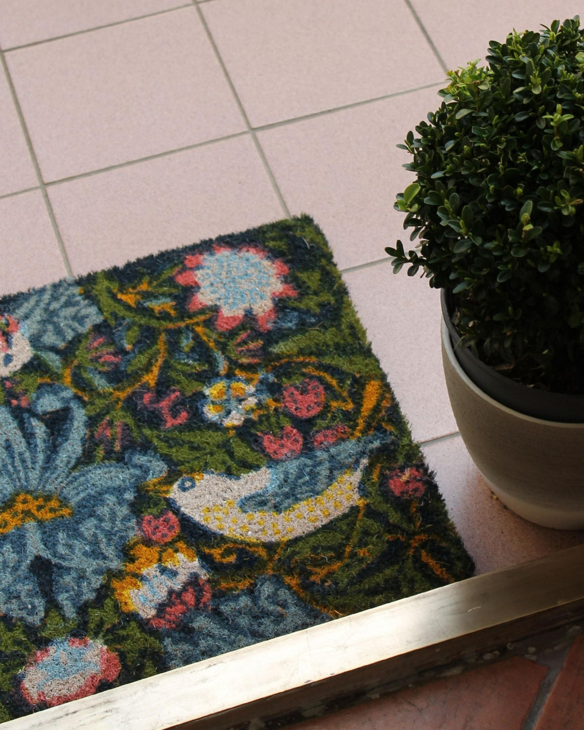 ROHOŽKA Barevná 40/60 cm Kokosová vlákna Sakesar - různobarevná, textil (40/60cm) - Beliani