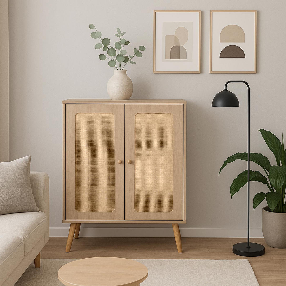 HIGHBOARD Braun - Braun, Holz (80/106/41cm) - MCW