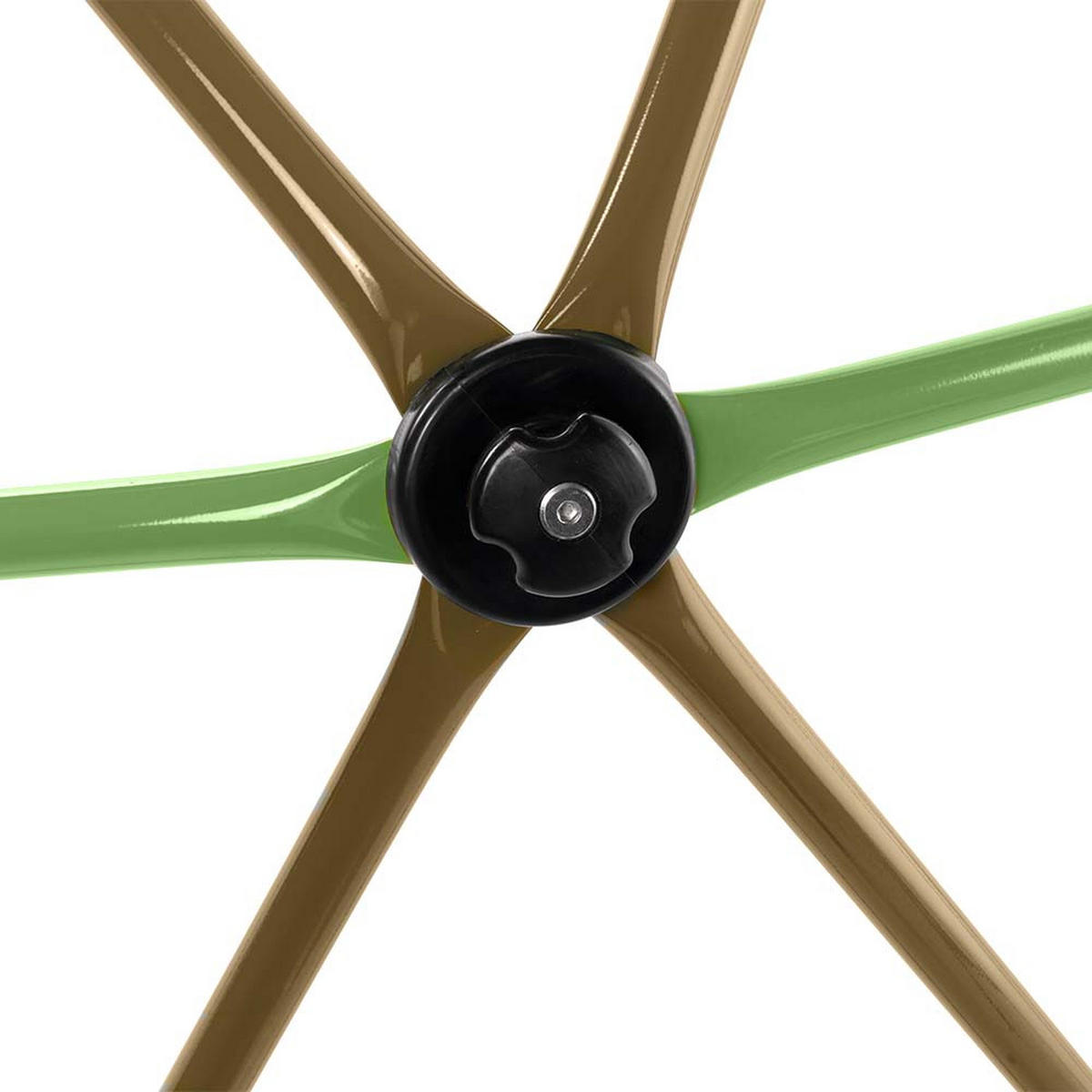 KLETTERGERÜST MATTI - Grün - Bronzefarben/Grün, Kunststoff (305/150/305cm) - Home Deluxe