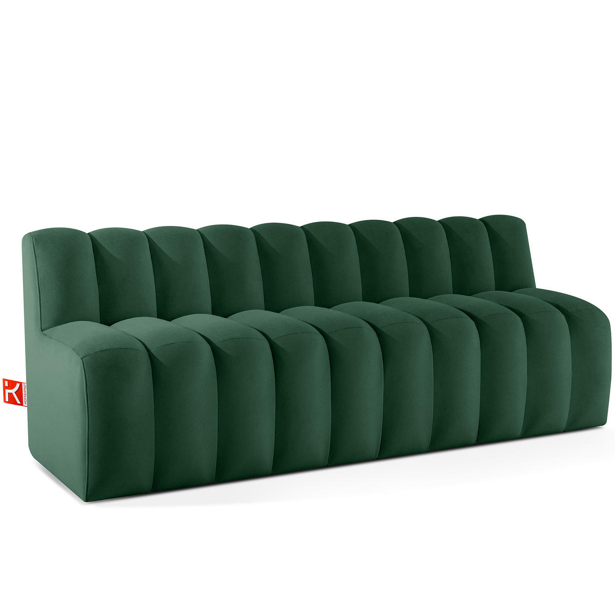 ESSZIMMERBANK CORDA, Dunkelgrün - Dunkelgrün, Holz/Holzwerkstoff (203/78/71cm) - KONSIMO®