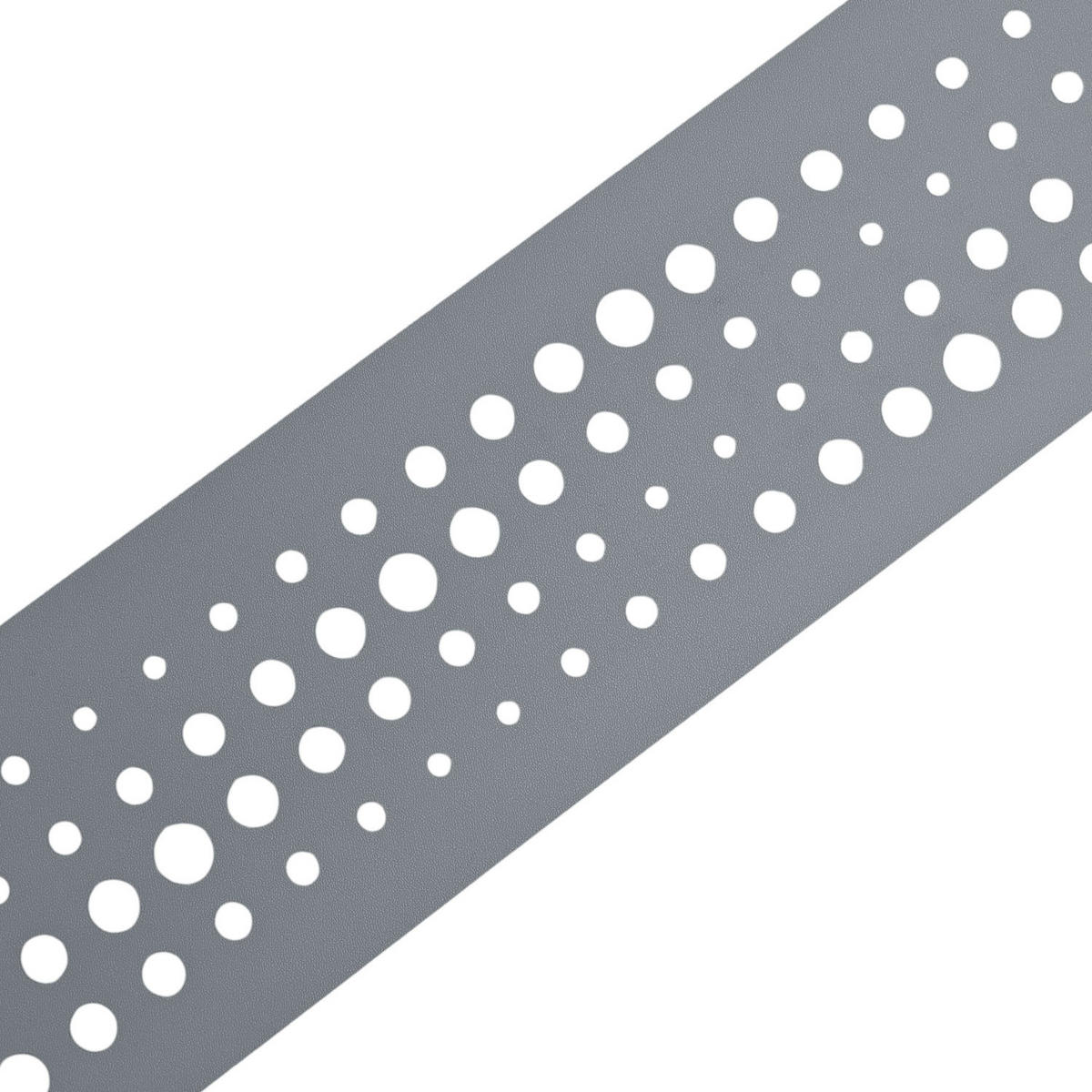 SICHTSCHUTZSTREIFEN zaun|zu PREMIUM dekor Pulse Sichtschutz Fenstergrau 2,55m - Hellgrau, Kunststoff (255/19cm) - ZAUN|ZU