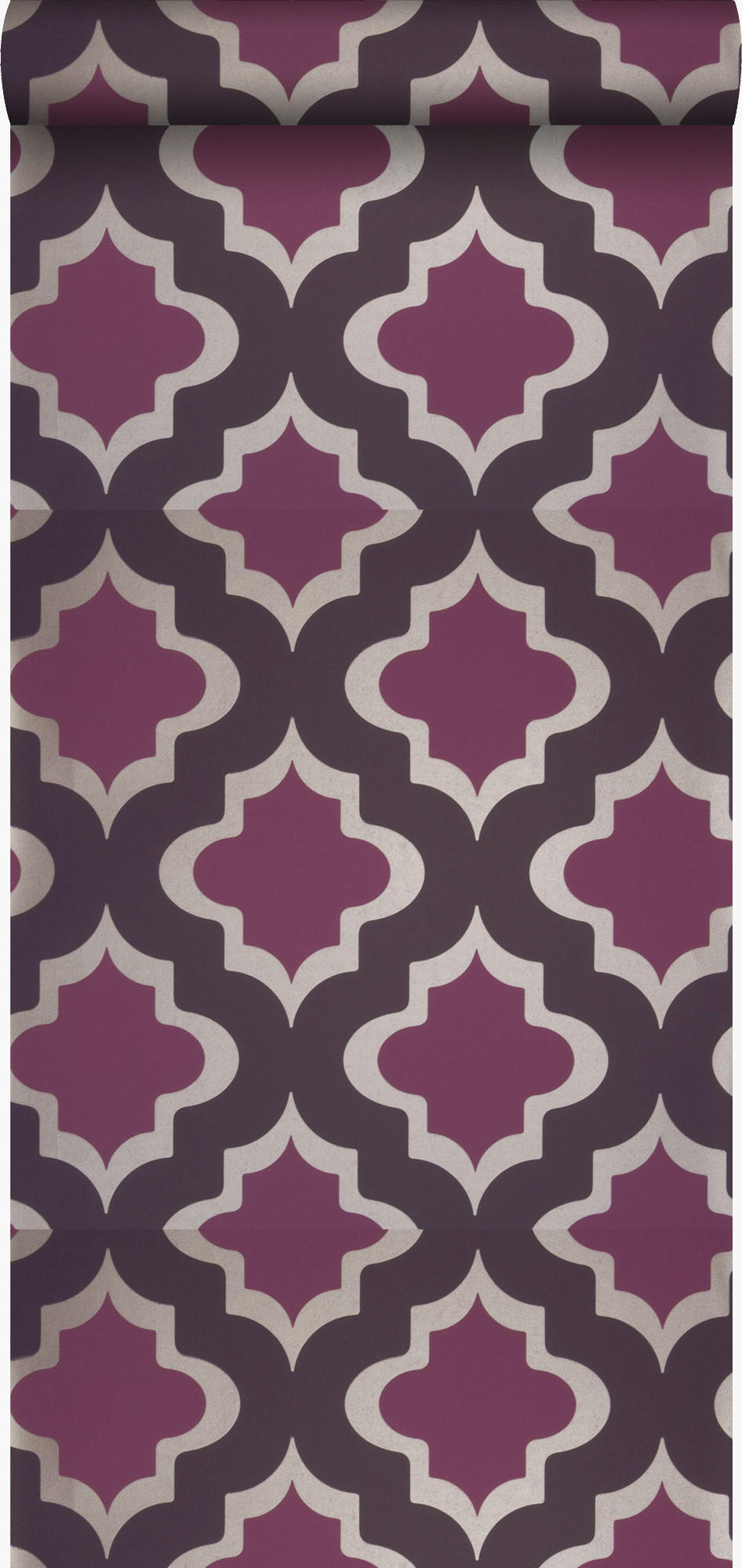 TAPETE Kasbah-Motiv 52 cm x 10.05 m - Rot, Papier (52/1000cm) - Origin Wallcoverings