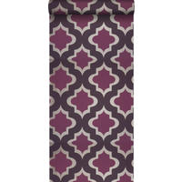 TAPETE Kasbah-Motiv 52 cm x 10.05 m - Rot, Papier (52/1000cm) - Origin Wallcoverings