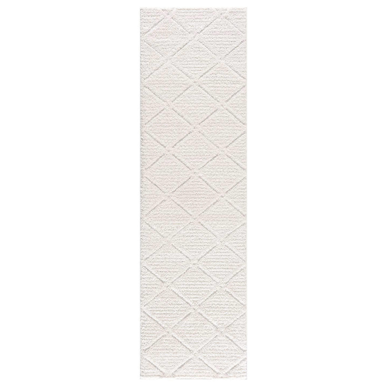 HOCHFLOR-TEPPICH Focus 2997 Creme 80x300 cm - Creme, Textil (80/300cm) - carpet city