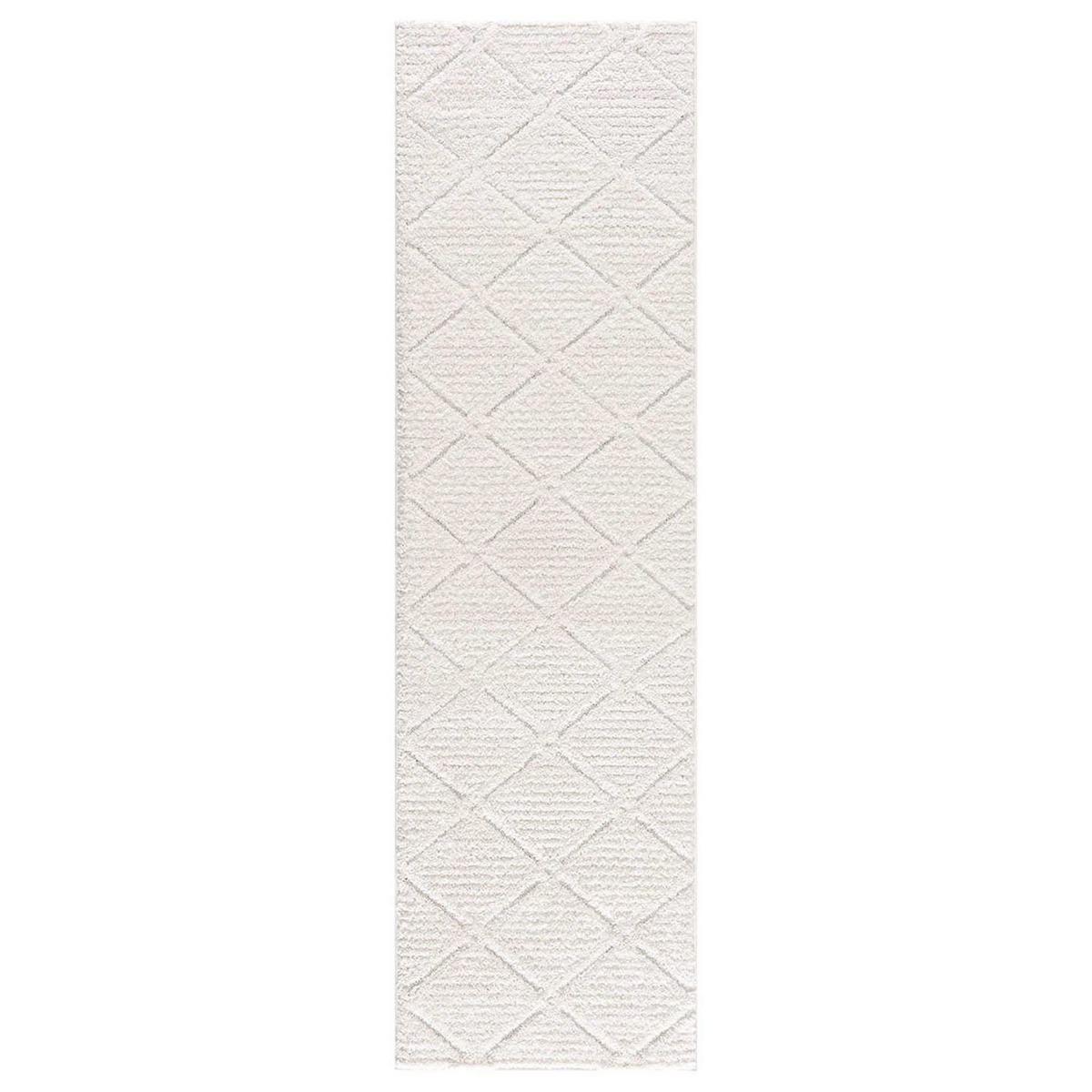 HOCHFLOR-TEPPICH Focus 2997 Creme 80x300 cm - Creme, Textil (80/300cm) - carpet city