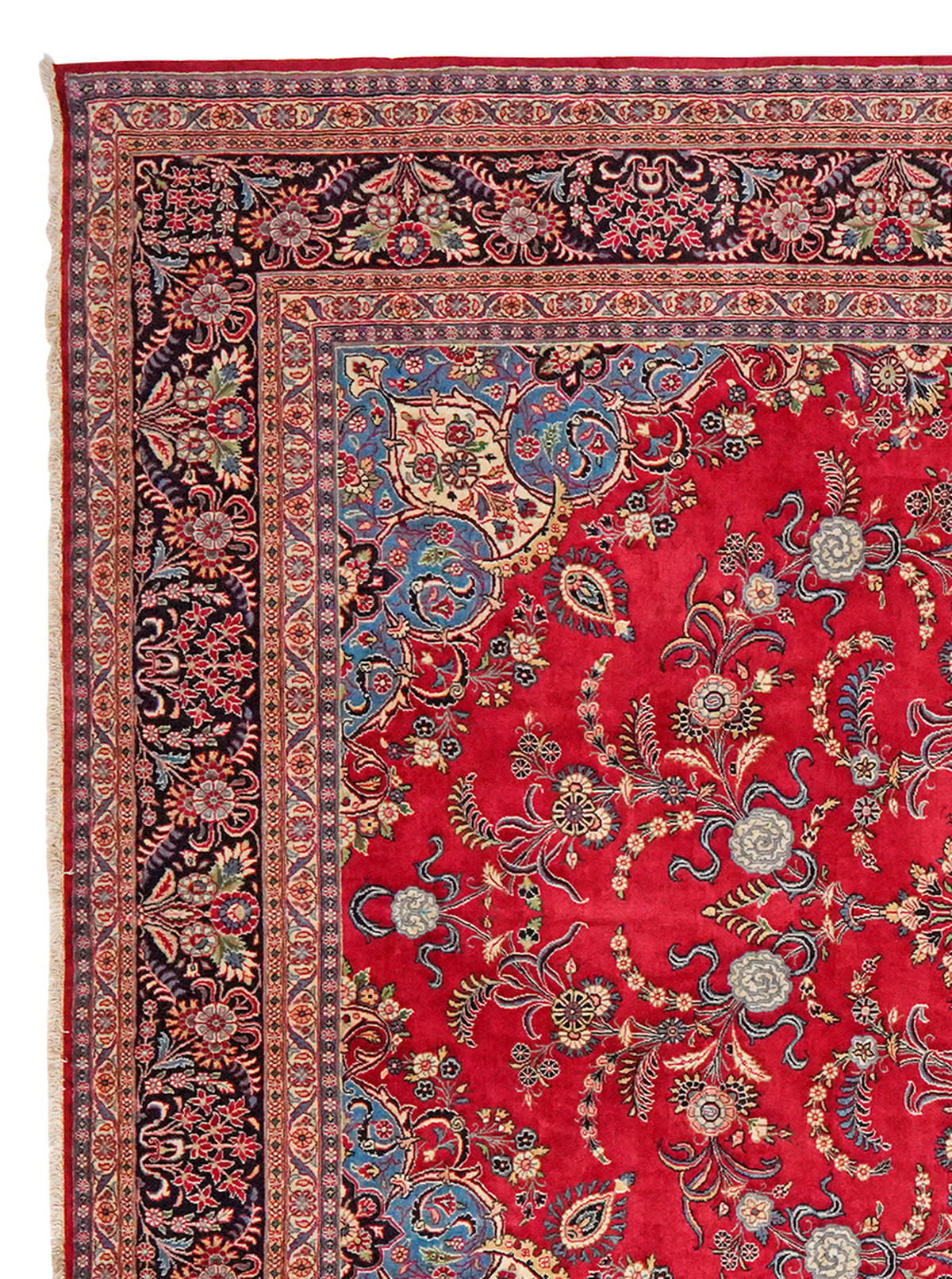 TEPPICH Ekbatan Rot 300/200 cm Schurwolle - Rot, Textil (200/300cm) - Looma