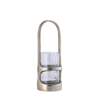 LATERNE Rahana Gold 14/14/40cm - Goldfarben, Glas (14/40/14cm) - PTMD Collection