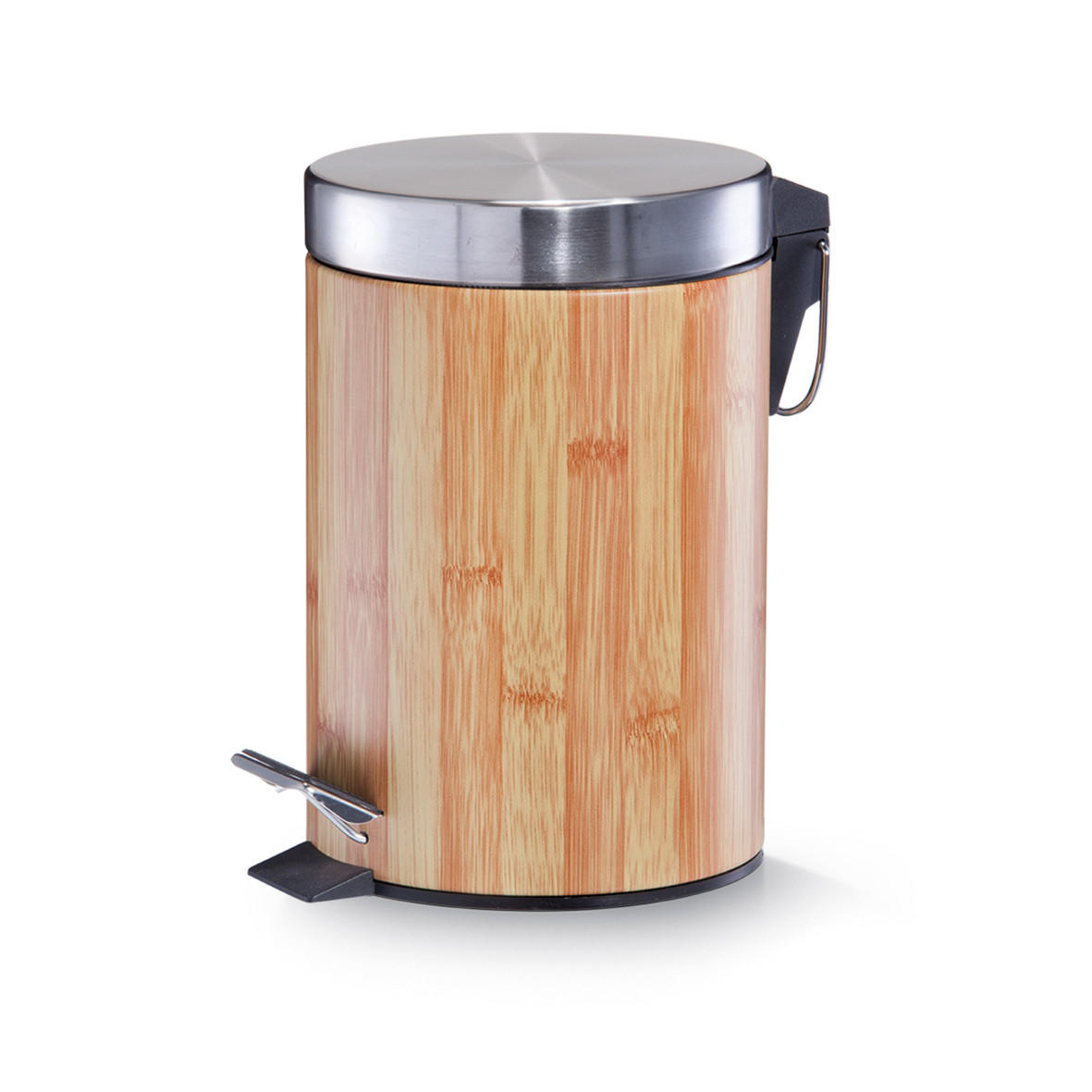 KOSMETIKEIMER - Bambus - 3 Liter - Naturfarben, Metall (16.5/16.5/16.5cm) - Zeller Present