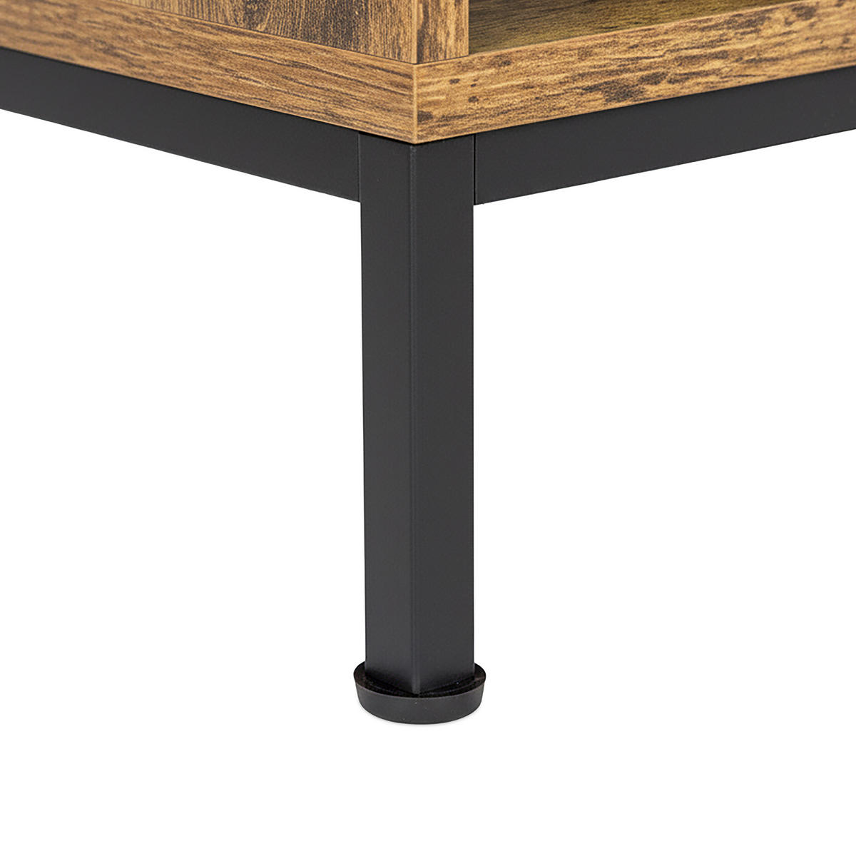 TV-LOWBOARD - Braun, Holzwerkstoff/Metall (106/40/39.5cm) - Relaxdays