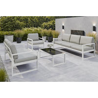 GARTENMÖBEL-SET 4-TLG. - Naturfarben, Holz - Design Möbel