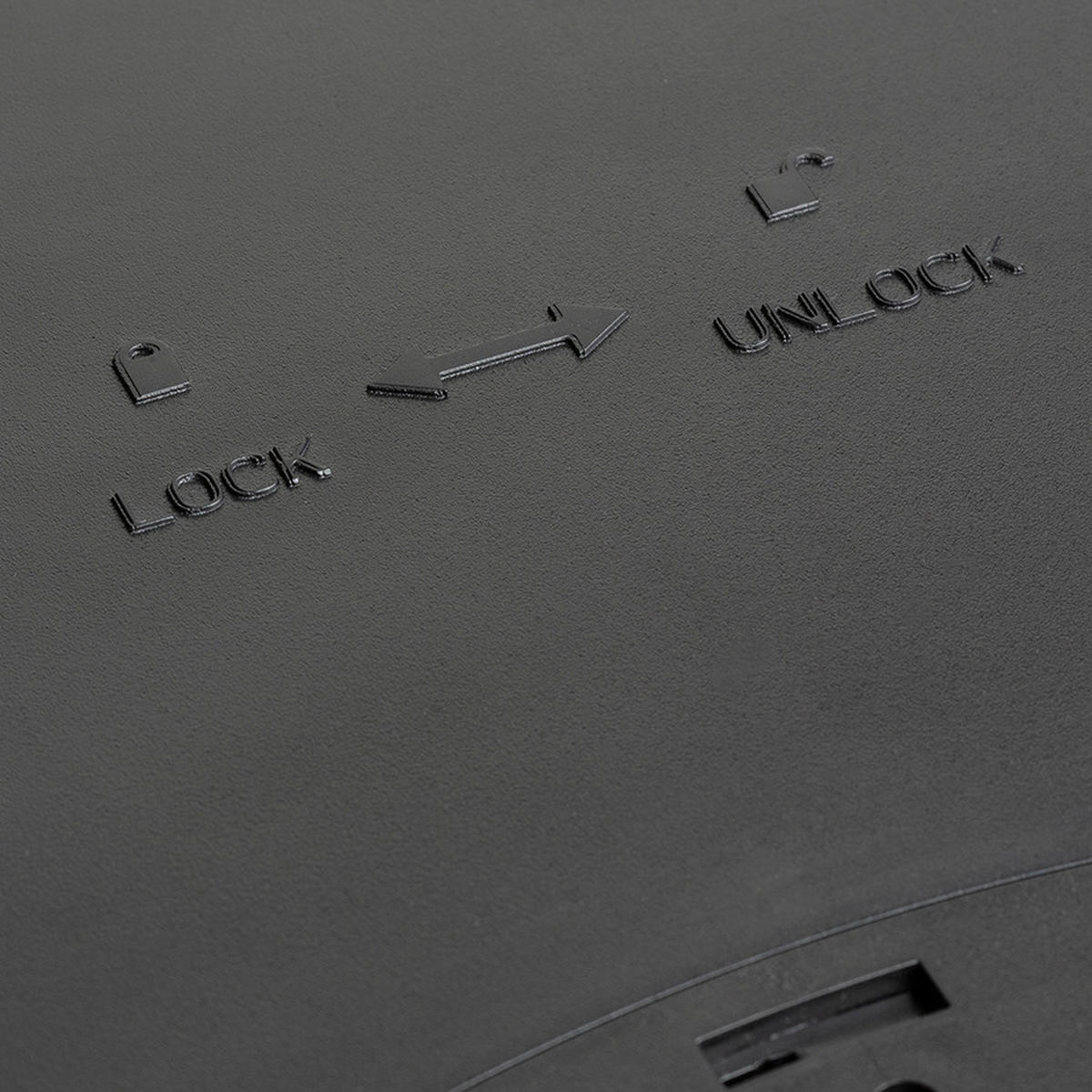 AUFBAULEUCHTE LANA 60 schwarz Kunststoff 50 W - Schwarz, Kunststoff (60/60/2.5cm)