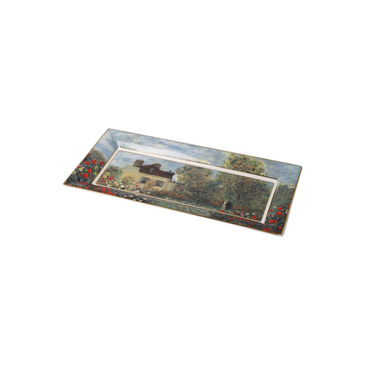KÜNSTLERSCHALE Claude Monet - Das Künstlerhaus, New Bone China, Bunt, 24 x 12 cm - Multicolor, Keramik (2cm) - Goebel