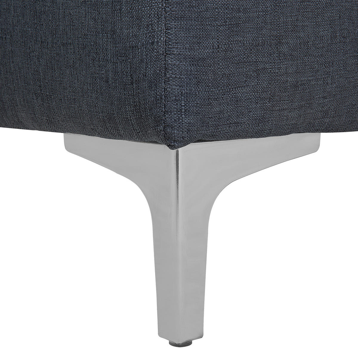 OTTOMANE Aberdeen 80/80/36 cm - Grau, Kunststoff/Textil (80/36/80cm) - Beliani