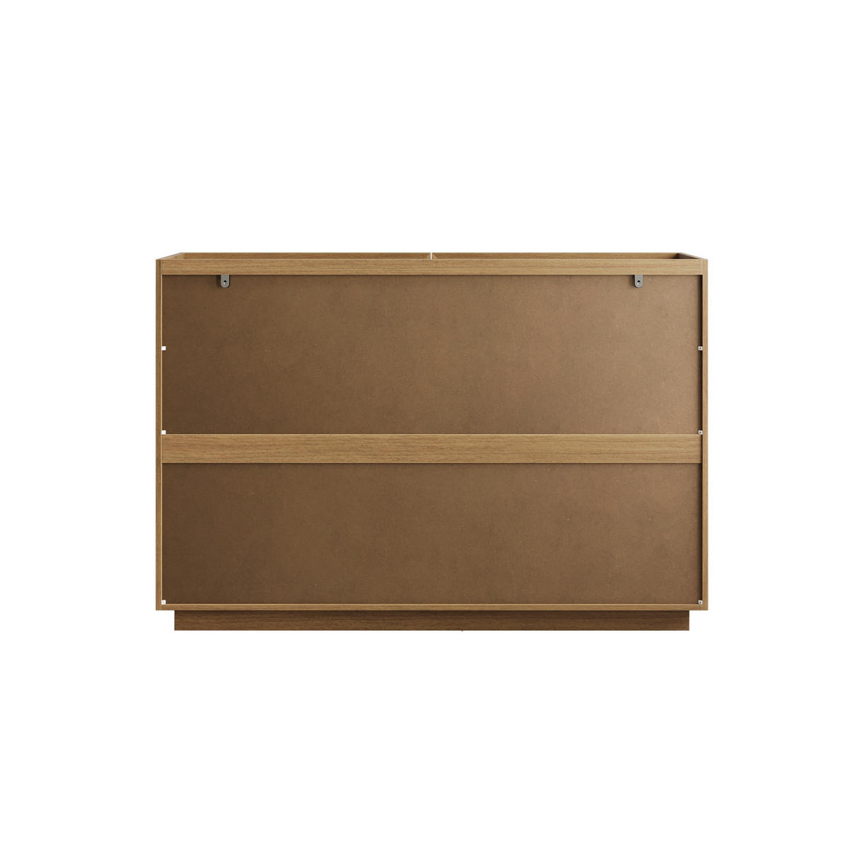 KOMODA z MDF a dřevotřísky 115x48x78 cm dubová se 6 zásuvkami, bez úchytek a s ochranou proti převrácení - ořechová, kompozitní dřevo (115/78/48cm) - Modfu