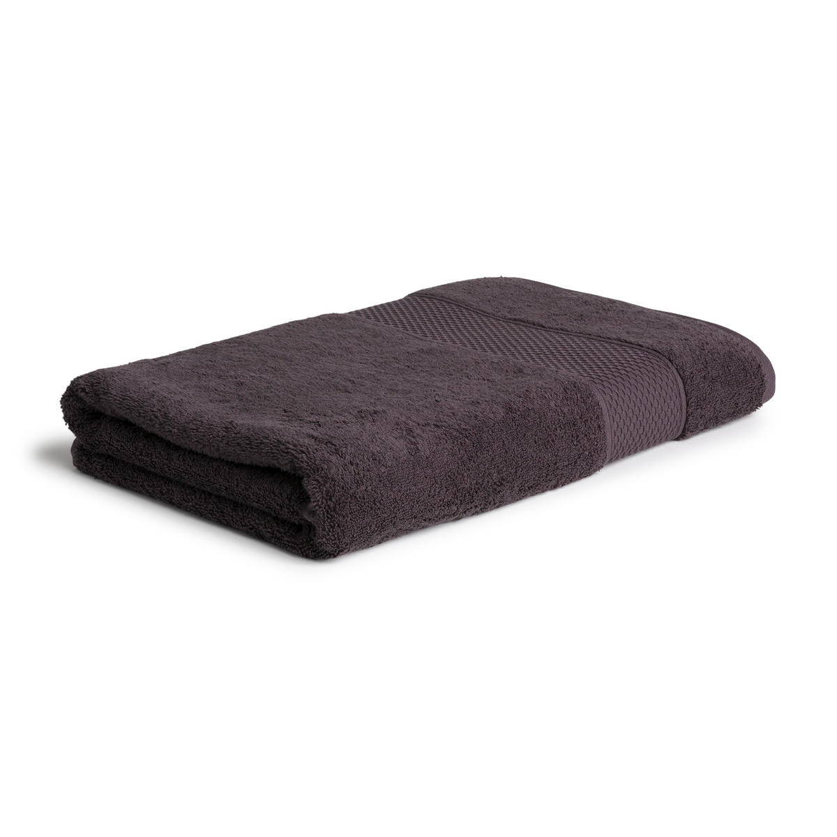 DUSCHTUCH PURE LUXURY - Graphitfarben, Textil (80/150cm) - MÖVE