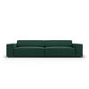 SOFA Jodie aus strukturiertem Stoff grün 4 Sitzplätze - Grün, Textil (102/70/244cm) - Micadoni