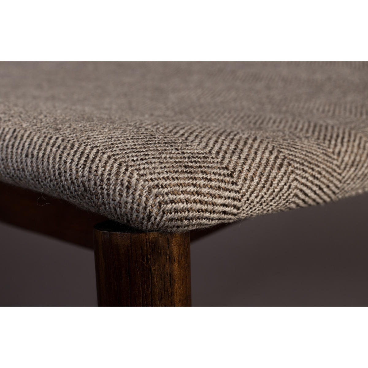 ESSZIMMERSTUHL Torrance - 2 er Set - Multicolor/Braun, Textil (46/78.5/52.5cm) - Dutchbone