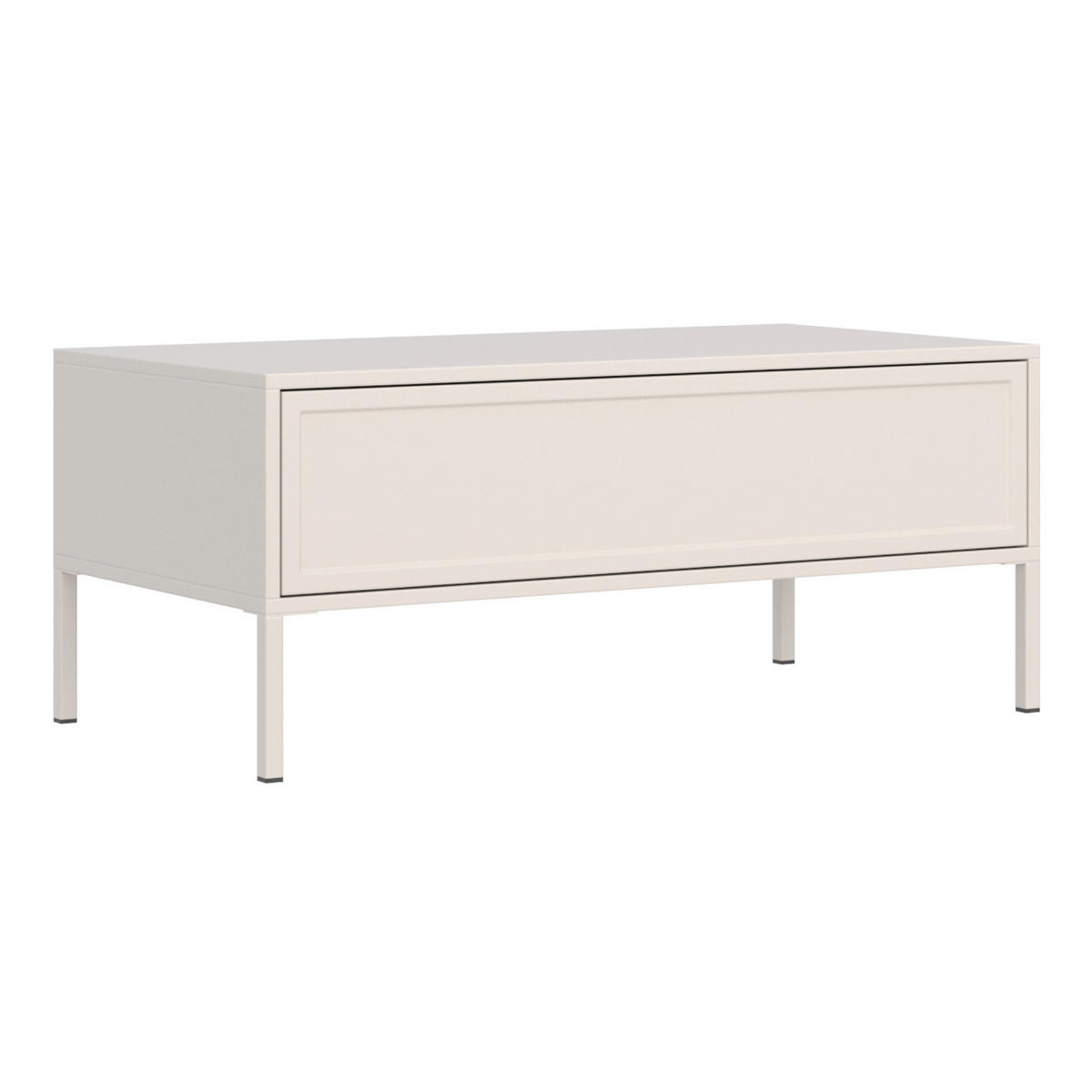 KONFERENČNÍ STOLEK Vilavio kašmír 100/50 cm - šedohnědá, kov/kompozitní dřevo (50/100/40cm) - Selsey
