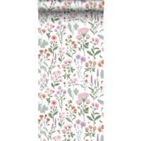 TAPETE Feldblumen 50 x 900 cm - Weiß, Papier (50/900cm) - Sanders & Sanders