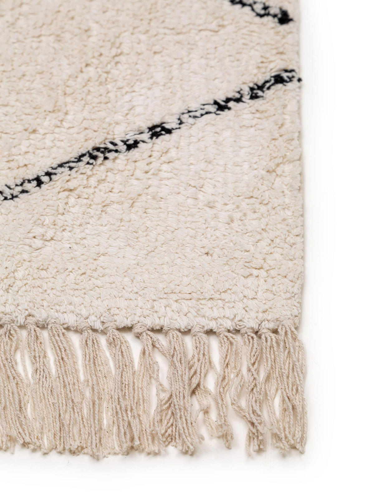 BAUMWOLLTEPPICH waschbar Naomi Cream 200x300 cm - Creme, Textil (200/300cm) - benuta Nest