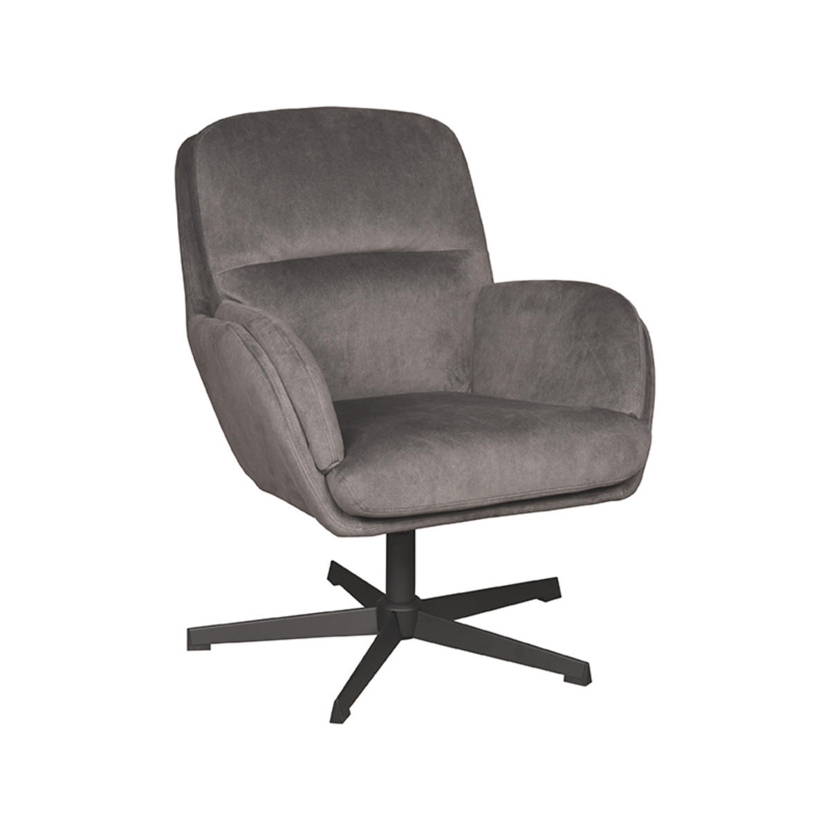 Label51 Sessel Anthrazit 70x90x77 cm