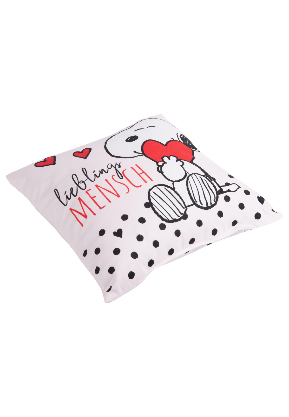 ZIERKISSEN The Peanuts Snoopy Lieblingsmensch 30 x 30 cm - Multicolor, Textil (30/30/10cm) - United Labels