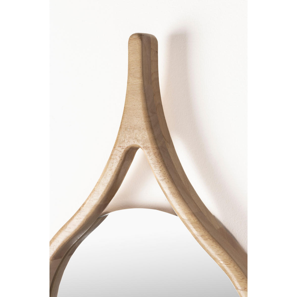 STANDSPIEGEL Thun Spiegel/ Oval 120x26 cm - Beige, Holz (26/120/3cm) - Housecraft Living