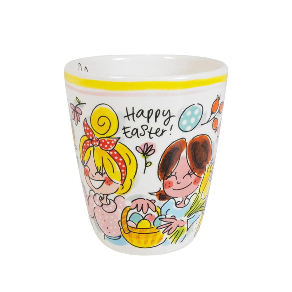 BECHER Happy Easter Pasen in Bunt - 350 ml - Multicolor, Keramik (0.35L) - Blond Amsterdam