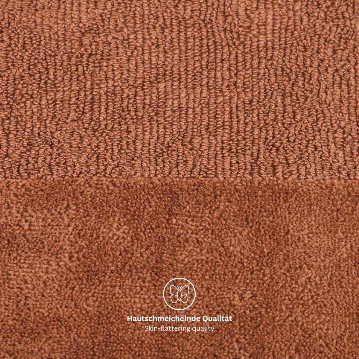HANDTUCH SENSE-4 - Rostfarben, Textil (50/100cm) - Schöner Wohnen