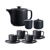 TEESERVICE Jasper schwarz 11er Set - Schwarz, Keramik (1/1/1cm) - Ritzenhoff Breker