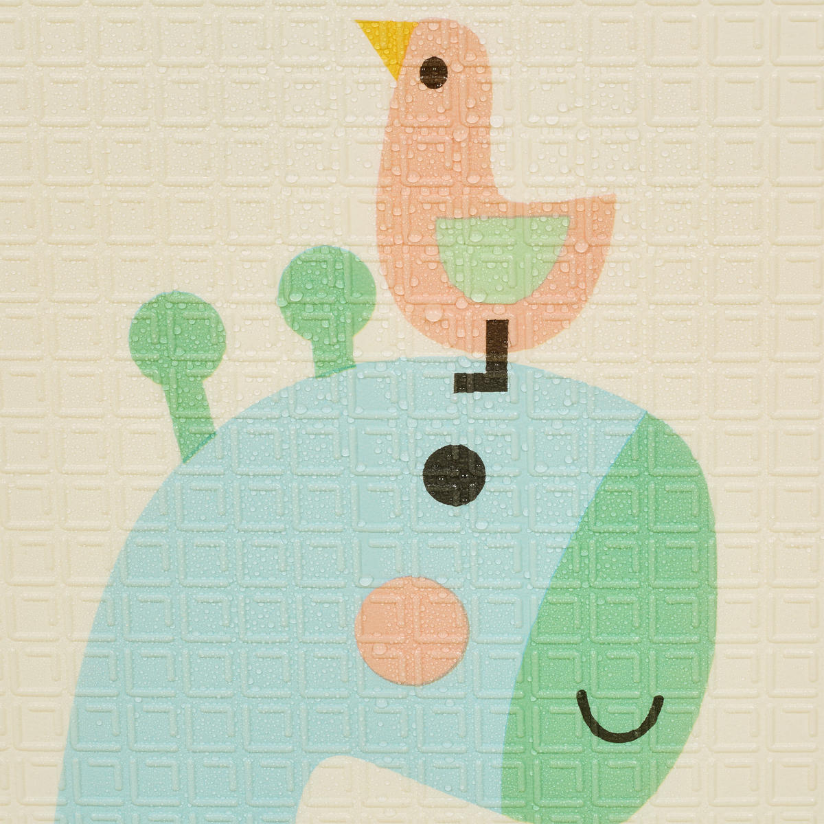 HRACIA podložka - viacfarebná, textil/plast (200/150cm) - Relaxdays