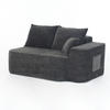 2-SITZER SOFA in Chenille Montagefrei - Dunkelgrau, Textil (150/65/95cm) - Urban Meuble
