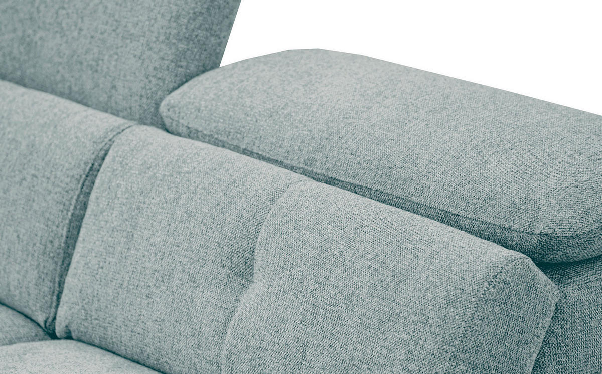 SOFA AVENA 3-Sitzer mit 2 Relaxfunktionen, mintgrün - Mintgrün, Holzwerkstoff/Textil (204/80/108cm) - Courtois Laville