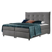 BOXBETT Prato - Grau, Holz (140/200cm) - MIRJAN24