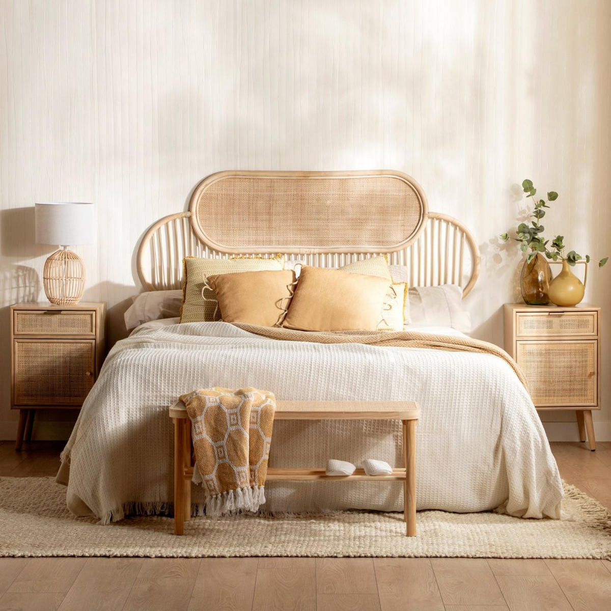 NACHTTISCH 2 SCHUBLADEN Mapi Natürlich 42 cm x 71 cm - Naturfarben, Holzwerkstoff (42/71/35cm)