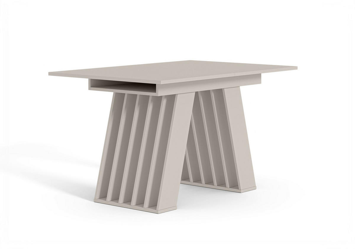 ESSTISCH Ausziehbar 120-160 cm Kaschmir - Kaschmir, Holzwerkstoff (160/80/75cm) - Home Collective