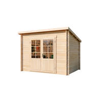 GARTENHAUS Holz Maria - Naturfarben, Holz (300/228/272cm) - Alpholz