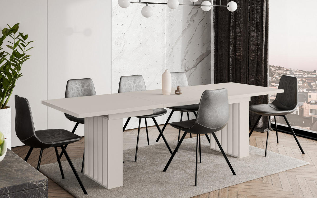 ESSTISCH MARDIS Ausziehbar 160 - 240 / 80 x 75 cm - Kaschmir, Holz (160/80/75cm) - MASSENO