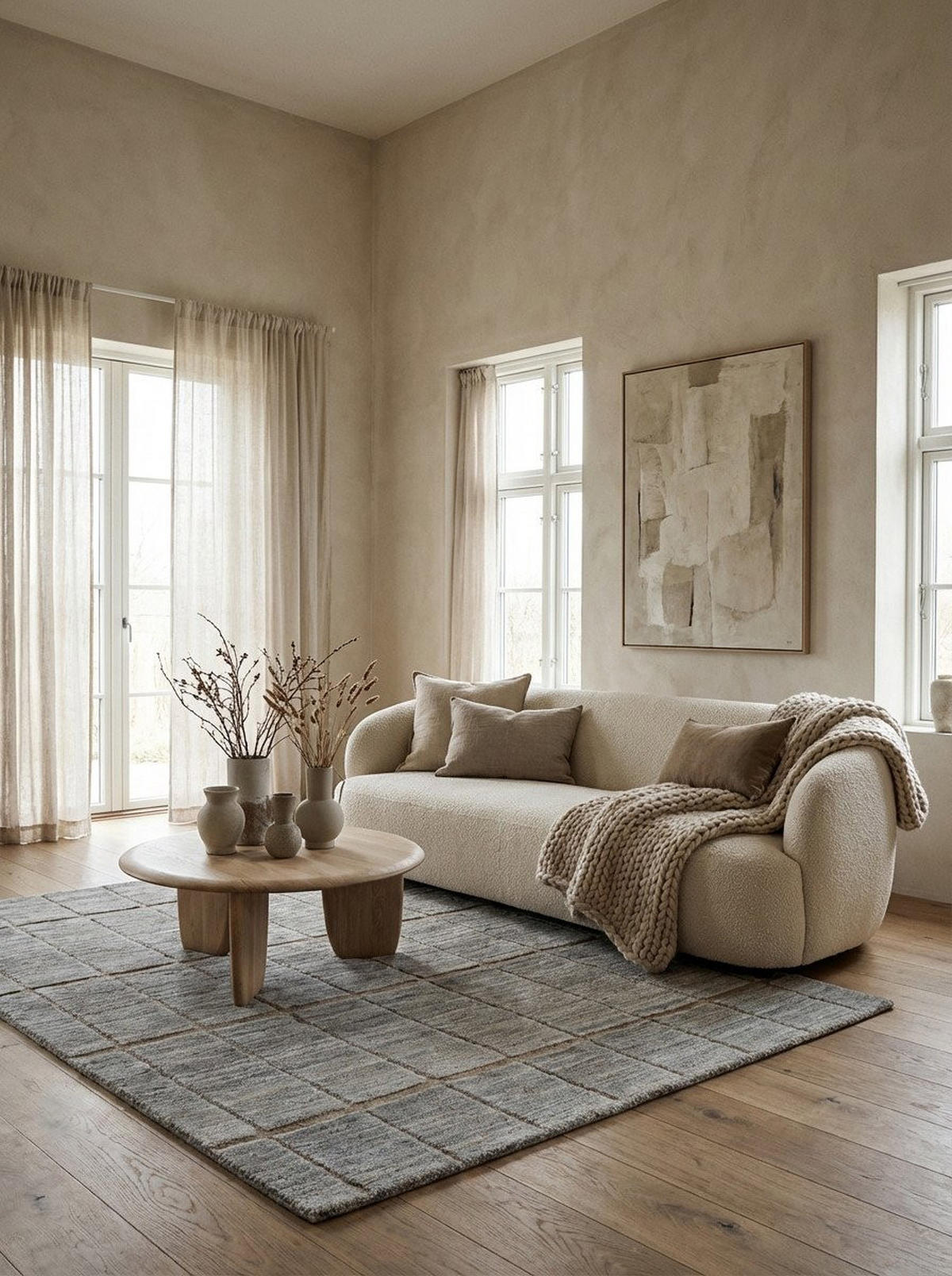 TEPPICH Gabbeh Grau 185/158 cm Schurwolle - Grau, Textil (158/185cm) - Looma