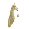 WANDLEUCHTE Giraffe Gold 20,5/19/61 cm - Goldfarben, Kunststoff (19/61/20.5cm) - Light & Living