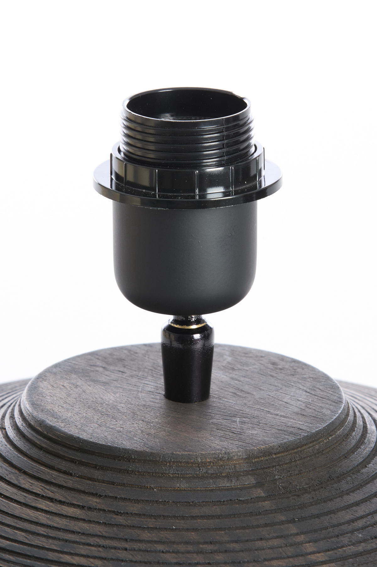 LAMPENFUSS Khomai Braun Ø30/23 cm - Braun, Holz (30/30/23cm) - Light & Living