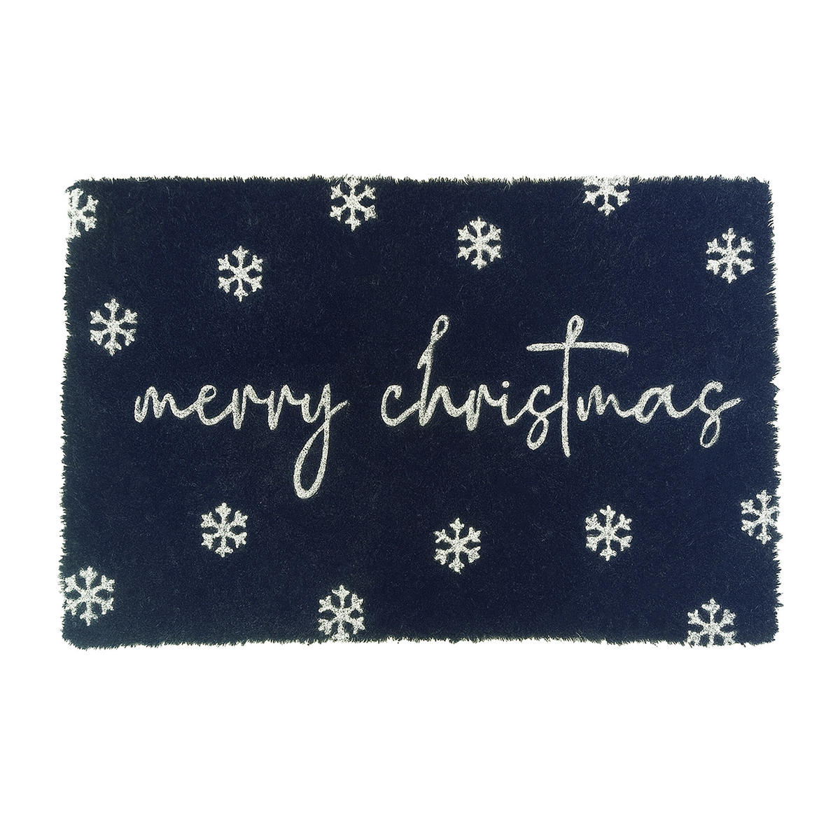 ROHOŽ - tmavě modrá, textil/plast (60/40cm) - Relaxdays