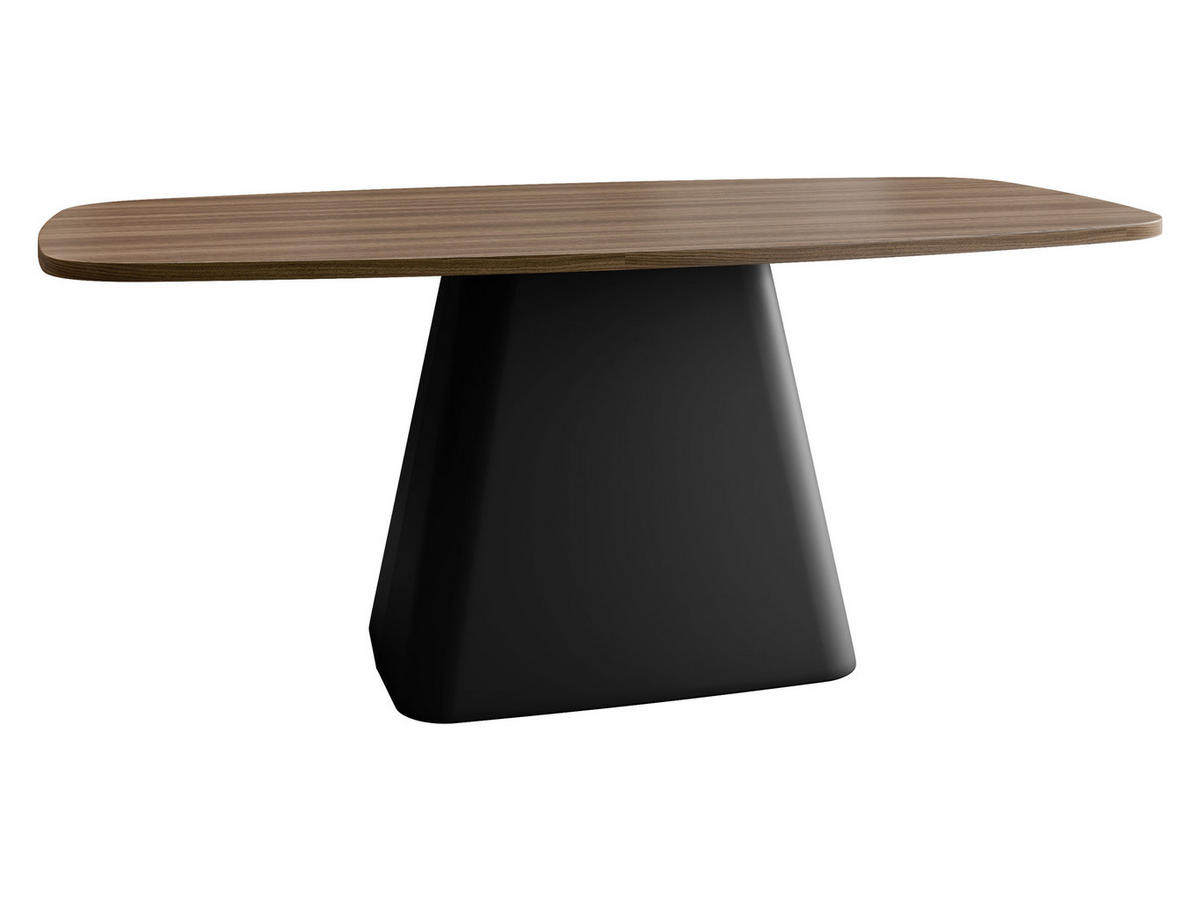 COUCHTISCH Noa - Nussbaumfarben/Schwarz, Holzwerkstoff/Metall (60/120/48cm) - MIRJAN24