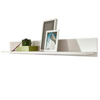 WANDBOARD weiß Pinie, Landhaus Wandregal 146 cm Bücherregal - Eiche Wotan/Weiß, Holzwerkstoff (146/20/20cm) - Furn.Design