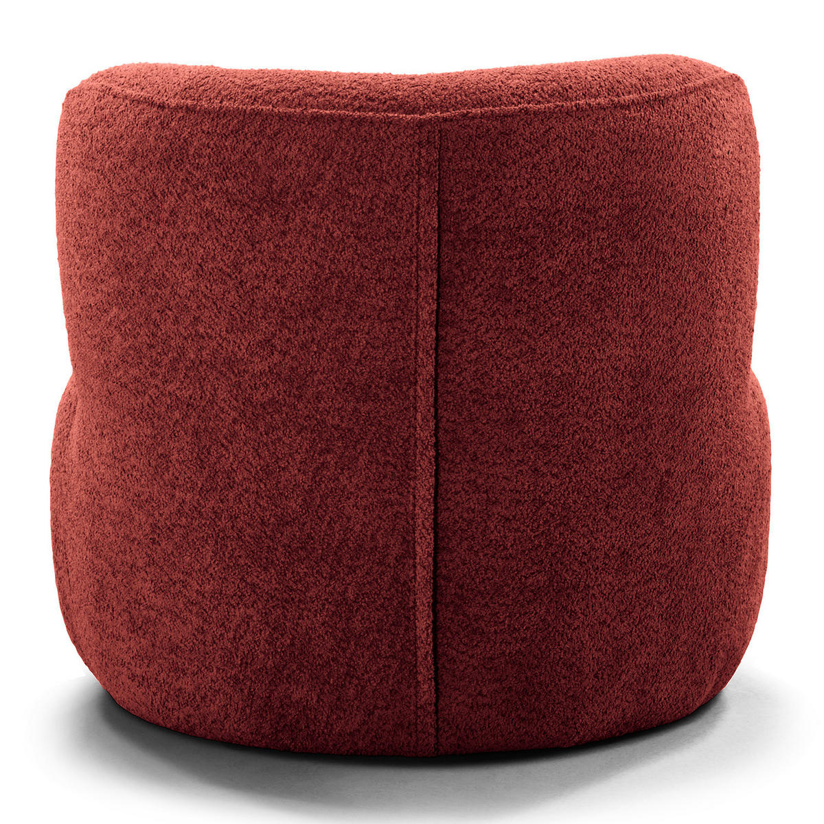 SESSEL - Weinrot/Schwarz, Kunststoff/Textil (78/75/84cm) - home24