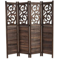 PARAVENT Braun - Braun, Holz (161/170/2cm) - Jamb