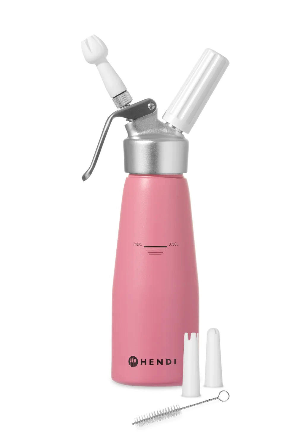SAHNESPENDER Pastellrosa - 500 ml - Pink, Metall (2/26/1cm) - Hendi