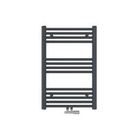 HEIZKÖRPER Handtuchheizkörper wasserführend Anthrazit 75/50/3 cm - Anthrazit, Metall (50/75/3cm) - EMKE